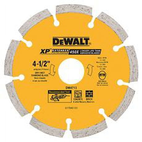 DEWALT Diamond Blade 4.5 In. X.07 In. Thin
