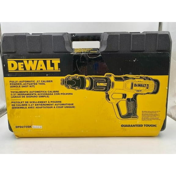 DeWalt DFD270SK Fully-Automatic .27 Caliber Powder Actuated Tool (Single Shot Kit)