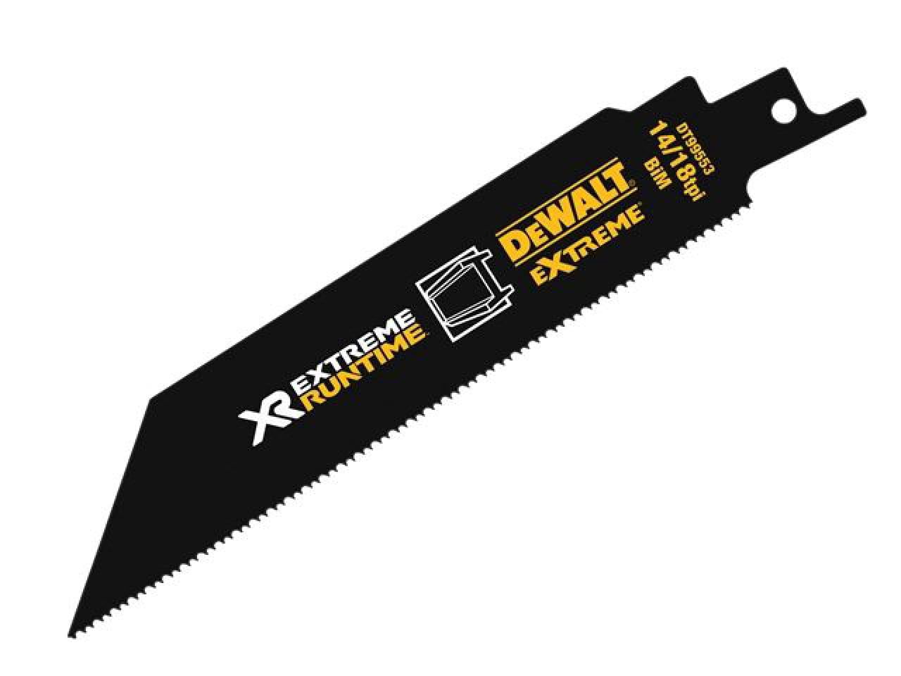 DEWALT - FlexVolt XR Metal Reciprocating Blade 152mm 14/18 TPI Pack of 5