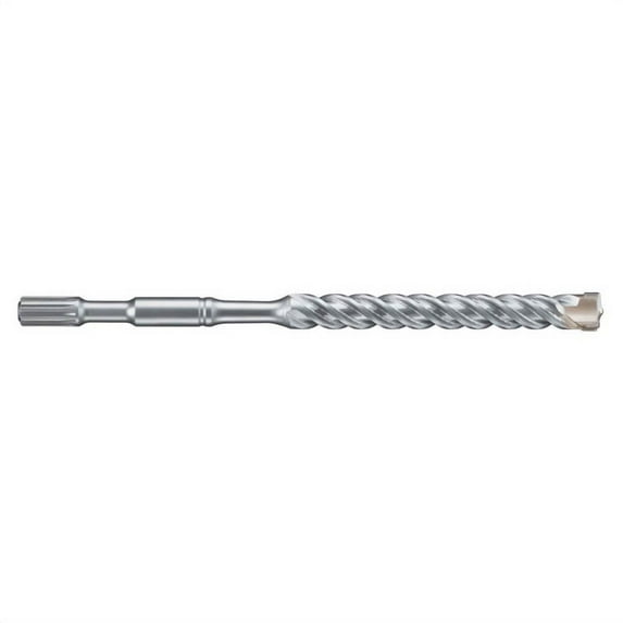 DEWALT HIGH IMPACT CARBIDE DW5750 4-Cutter Hammer Drill Bit, 3/4 in Drill Bit, 3/4 in Spline Shank, 31 in D Cutting, Carbide Cutting Edge, 36 in OAL