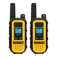 thumbnail image 1 of DEWALT Heavy-Duty 1-Watt FRS Walkie-Talkie Pair, Yellow and Black, DXFRS300, DXFRS300, 1 of 7