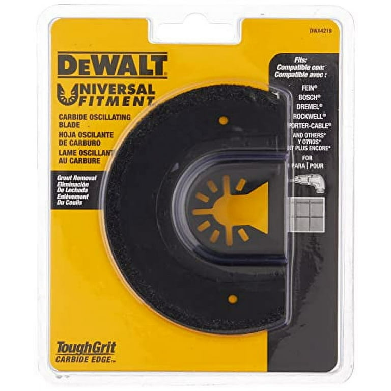 DEWALT Oscillating Tool Blade for Grout Removal Carbide DWA4219