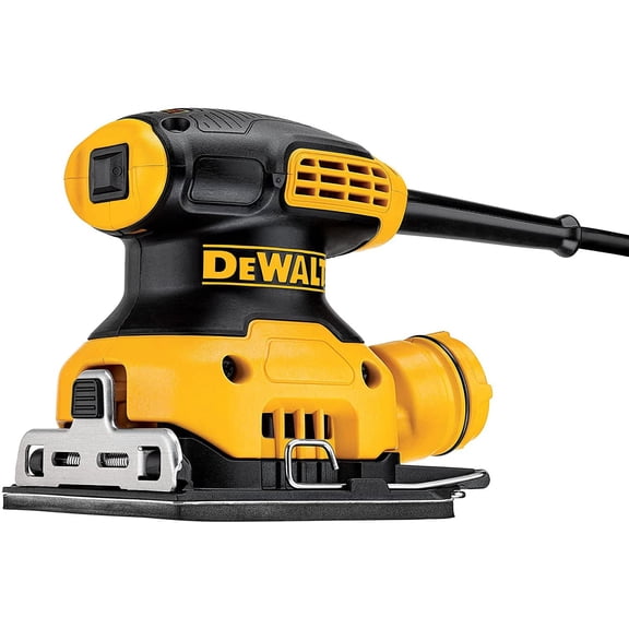 DEWALT Palm Sander, 1/4 Sheet (DWE6411K), Yellow