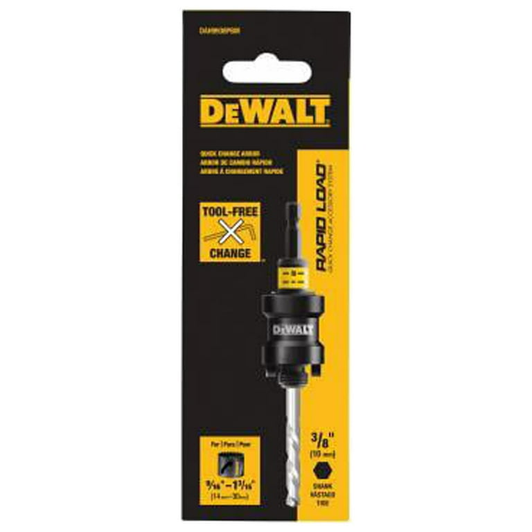 DEWALT Rapid Load Hole Saw Arbor, 3/8-in DAH9938PBM - Walmart.com