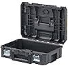 DEWALT TSTAK II Tool Box, Flat Top Tool Storage Case, Organizer Box Holds Up To 66 lbs, Flexible Platforms for Stacking, 13 Inch (DWST17807)