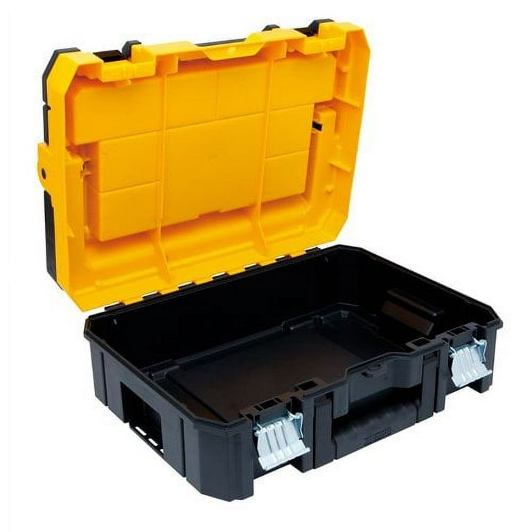 DeWalt DWST17808 TSTAK I Series Tool Box, 66 Pound, Plastic, Black/Yellow,  4-Compartment: Tool Boxes Plastic (076174712186-2)