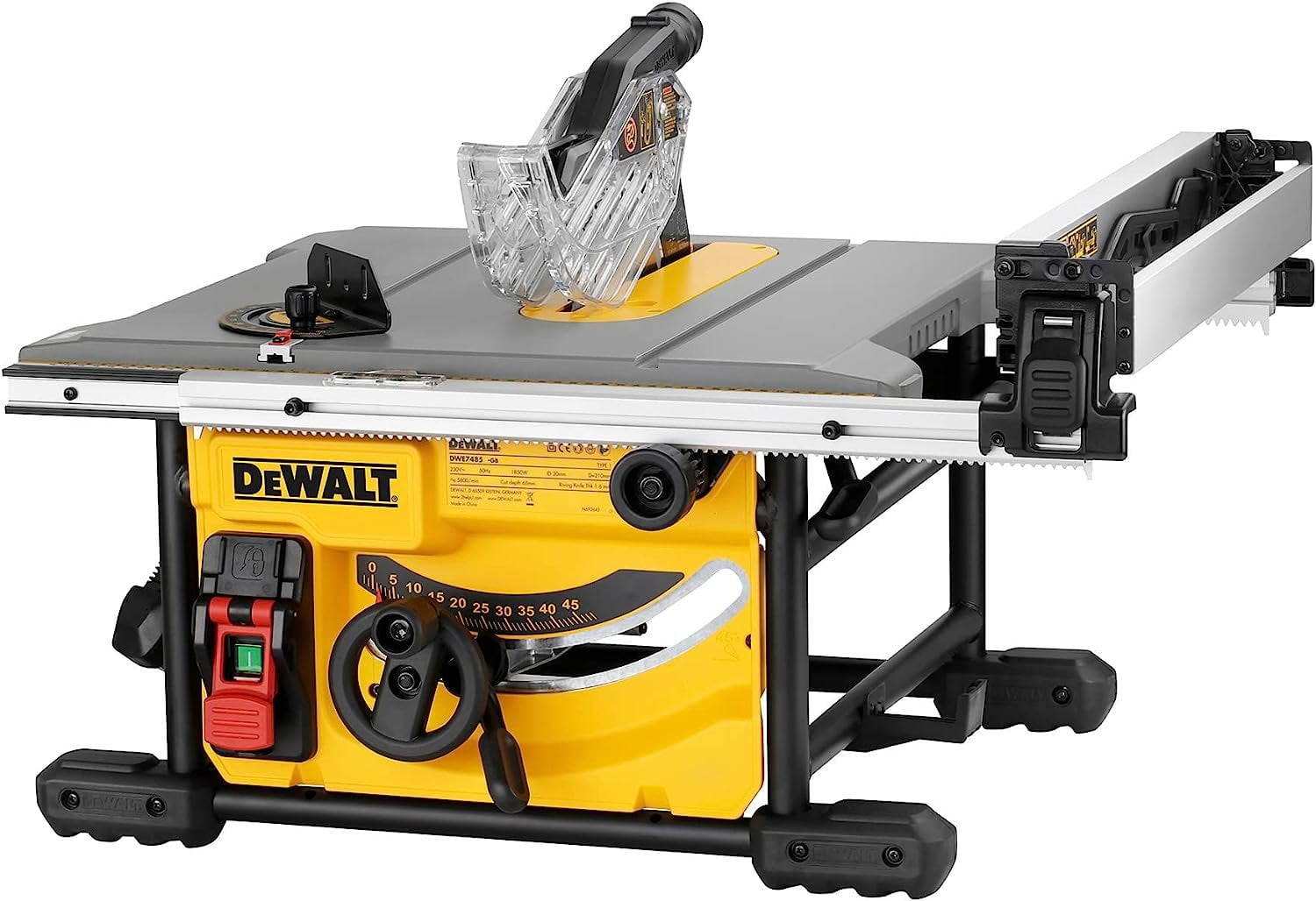 DEWALT Table Saw for Josites, 8-1/4 Inch, 15 Amp DWE7485