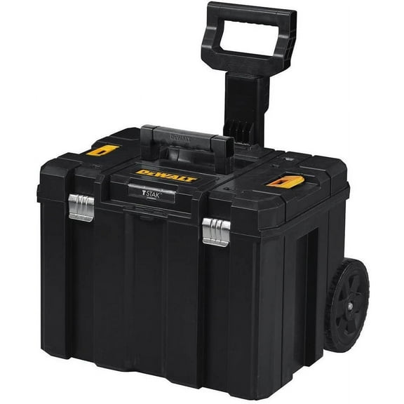 DEWALT Tool Box with Wheels, TSTAK, Deep Box DWST17820 , Black