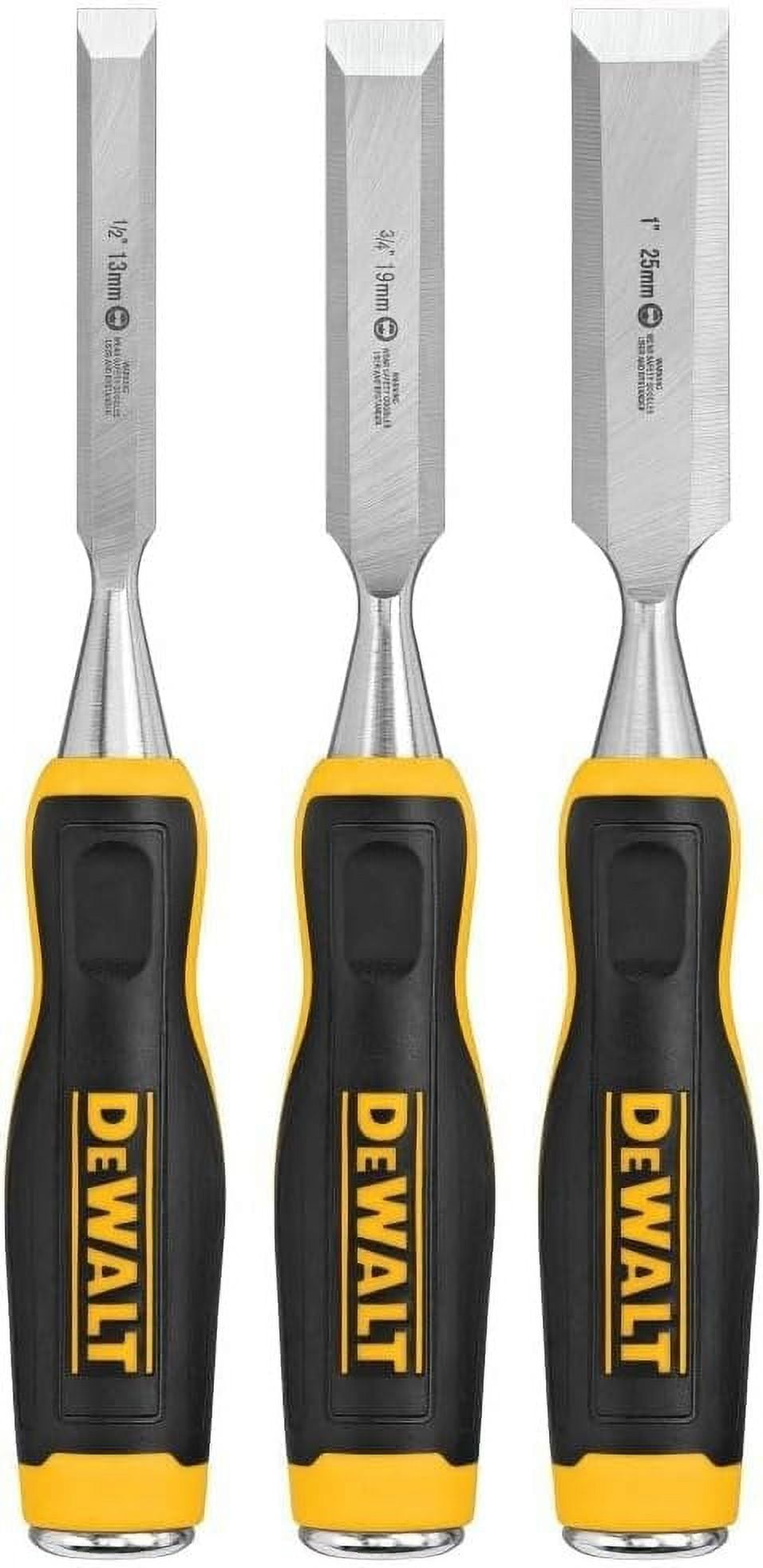 Dewalt wood chisel set discount