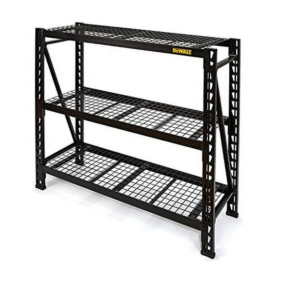 DEWALTRAK DXST4500BLKW 4FT 3 SHELF (WIRE) INDUSTRIAL RACK (BLACK)