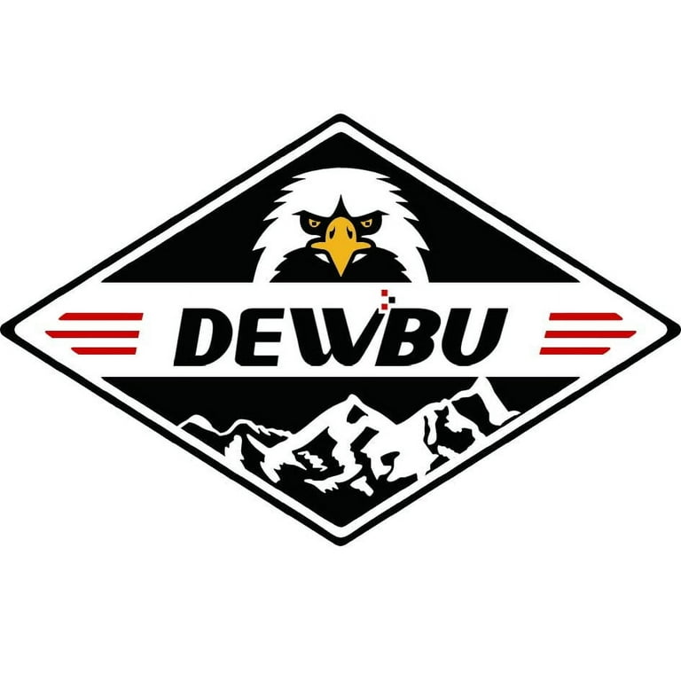 DEWBU Velcro Patches, Easy Cleaning PVC Patch Applique with Eagle and Mountain Pattern, Funny Fashion Decorative Patches for Heated Jackets, Clothes