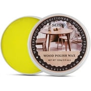 DEWEL Beeswax Furniture Polish, Scratch Cover, for Kitchen Cabinets, 3.5 oz