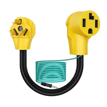 DEWENWILS 1.5 ft Dryer Adapter Cord, 3 Prong To 4 Prong Dryer Connector Cord, STW 10-AWG, 30Amp/250V/7500W, UL Listed