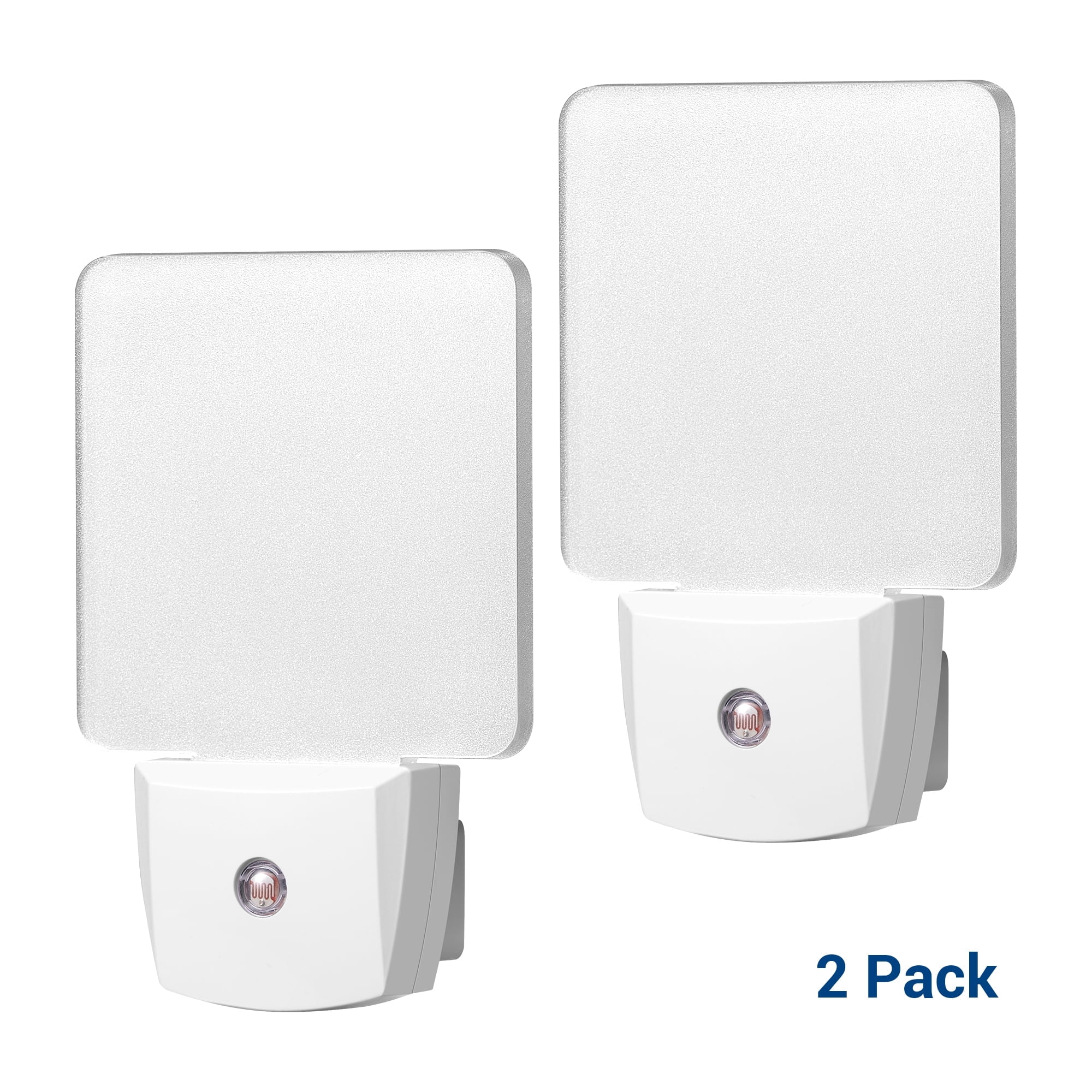 DEWENWILS 2 pack Night Light for Christmas and New Year 120VAC 9000-12000K Daylight Auto On/Off (3-20 Lux) 30,000-Hour Lifespan Energy-Efficient