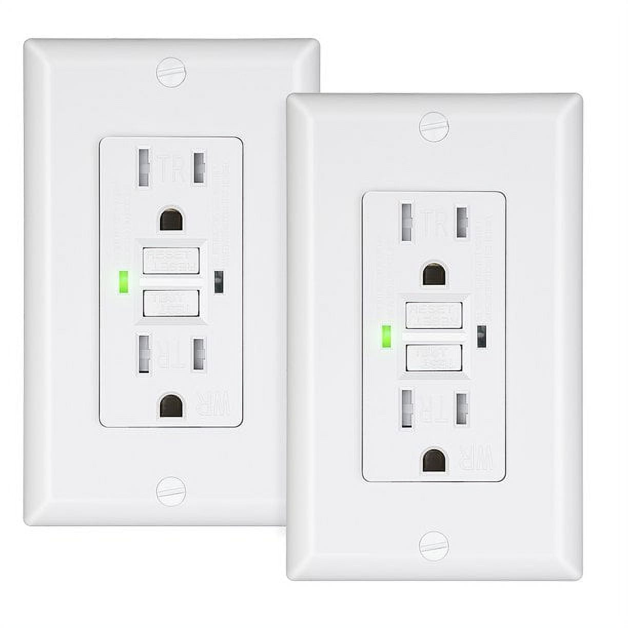 DEWENWILS 15A GFCI Outlet Receptacle, SelfTest GFCI with LED Indicator