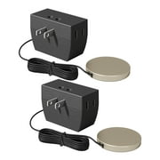 DEWENWILS 2 Pack Touch Dimmer Switch, Plug and Play Lamp Touch Control Pad, Touch Lamp Switch, Dimmable LED/CFL Lights, and Incandescent Bulbs, 7.5FT Extension Cord, ETL Listed, Black
