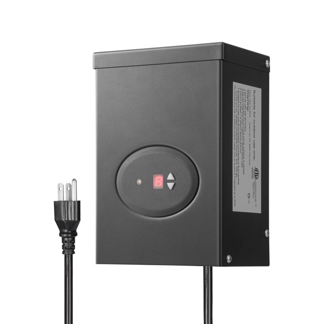 DEWENWILS 200W Outdoor Low Voltage Transformer with Timer and Photocell