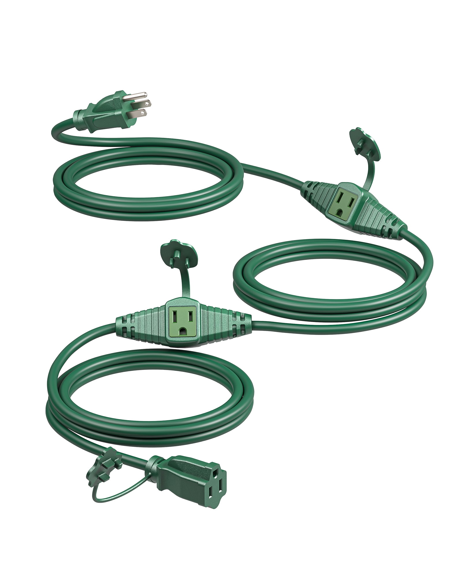 DEWENWILS 25FT Outdoor Extension Cord for Christmas Lights Landscaping