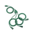 thumbnail image 1 of DEWENWILS 28FT (10'+6'+6'+6') Outdoor Extension Cord for Outside Christmas Lights Decoration, Multi Outlets Extension Cord Splitter 16 AWG SJTW Green, 1 of 5