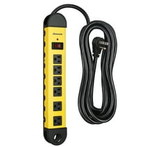 DEWENWILS 6-Outlet Heavy Duty Metal Surge Protector Power Strip with 15ft. Long Cord, 900 Joules