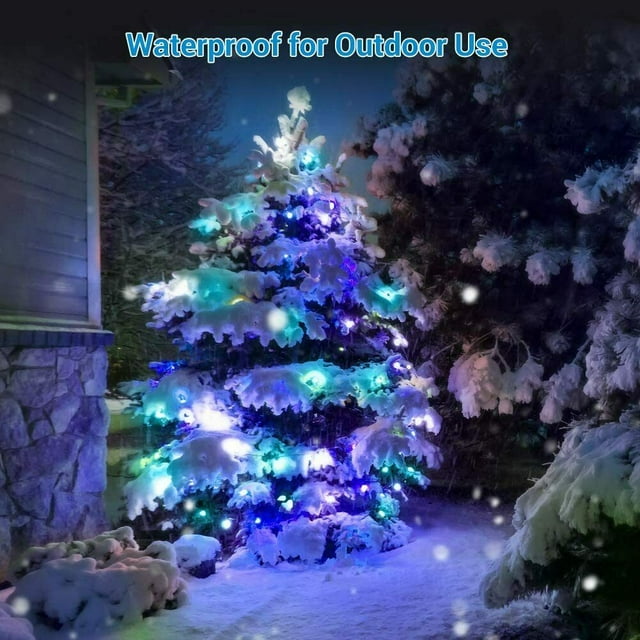 DEWENWILS C9 Christmas Lights Outdoor, 33.3ft 50 LED Christmas String