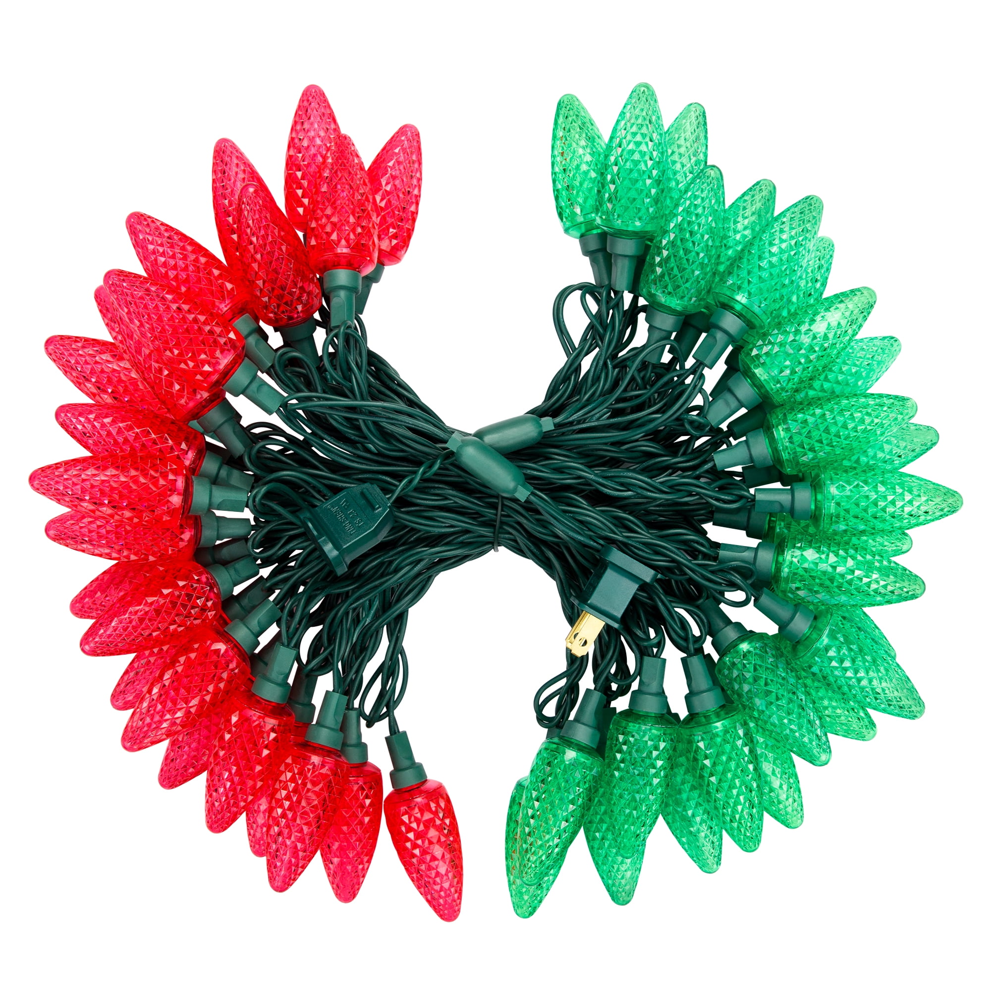 DEWENWILS C9 Christmas Lights Outdoor, 33.3ft 50LED Christmas Tree