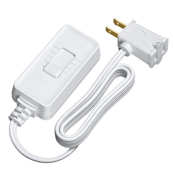DEWENWILS Plug in Dimmer Switch for Lamp, Full Range Slide Control, 6 ft Extension Cord, Table Lamp Dimmer for Dimmable LED/CFL Lights and Incandescent Bulbs