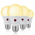 thumbnail image 1 of DEWENWILS Dusk to Dawn LED Bulb 60W Equivalent,2700K Soft White 9W Light Bulb for Outdoor Lighting Fixture,800 Lumen 4-Pack, 1 of 7