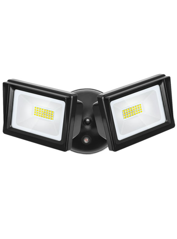 DEWENWILS Dusk to Dawn LED Flood Light, 62W Outdoor Security Daylight, 120° beam angle, Weathproof