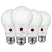 DEWENWILS Dusk to Dawn Light Bulbs 5000K Daylight LED Outdoor Light Bulbs 9W (60W Equivalent) 800LM 4-Pack E26 Base Non-dimmable