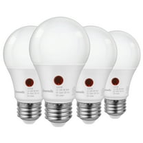 DEWENWILS Dusk to Dawn Light Bulbs 5000K Daylight LED Outdoor Light Bulbs 9W (60W Equivalent) 800LM 4-Pack E26 Base Non-dimmable