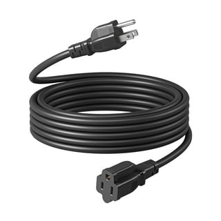 Philips EZGrip 25FT 16 AWG 3-Outlet Extension Cord, Black, Indoor/Outdoor