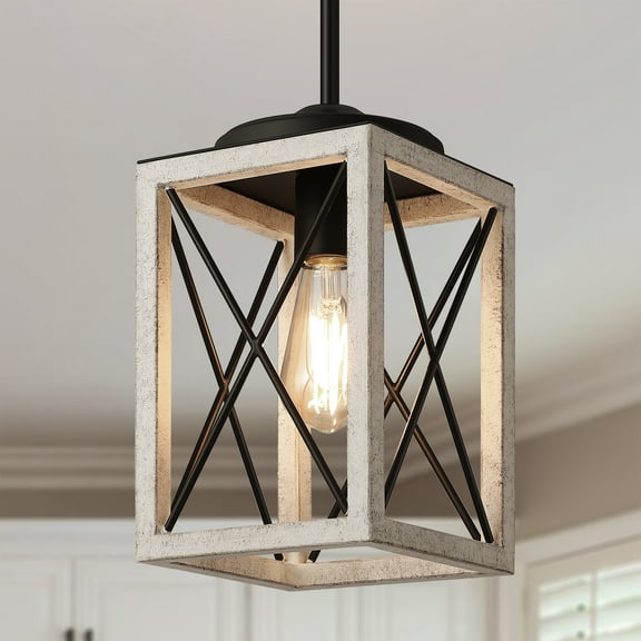 DEWENWILS Farmhouse Pendant Ligting for Kitchen Island, Ceiling Hanging Light Fixtures