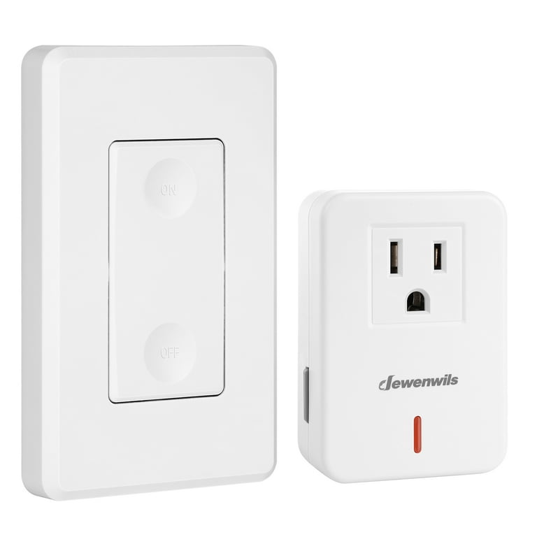 DEWENWILS Wireless Remote Wall Switch Outlet Remote Control Outlet