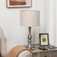 thumbnail image 1 of DEWENWILS Modern Touch Control Table Lamp 3 Way Dimmable with 2 USB Ports for Living Room, Bedroom, Light Bulb Included, 1 of 9