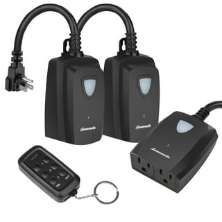 Woods 50125WD Outdoor Indoor Wireless Remote Control Outlet Kit