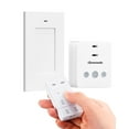 thumbnail image 1 of DEWENWILS Remote Control Dimmer Switch Dimmer Plug for Indoor Home Lighting, Wireless Remote Dimmer, 100FT Range, Compatible with Dimmable LED/Tungsten Bulbs, FCC Certified, White, 1 of 7