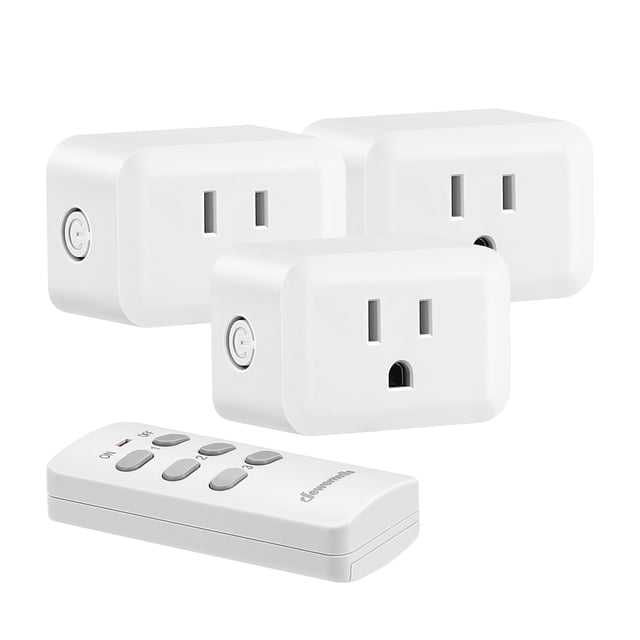 DEWENWILS Remote Control Outlet Wireless Light Switch, for indoor ...