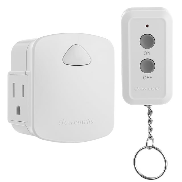 DEWENWILS Remote Control Outlet, Wireless Remote Light Switch, 15A
