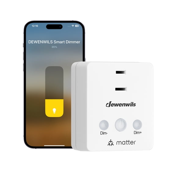 DEWENWILS Smart Dimmer Switch for Lights Dimmer Plug Works with Alexa Google Asistant Apple Homekit Smartthings