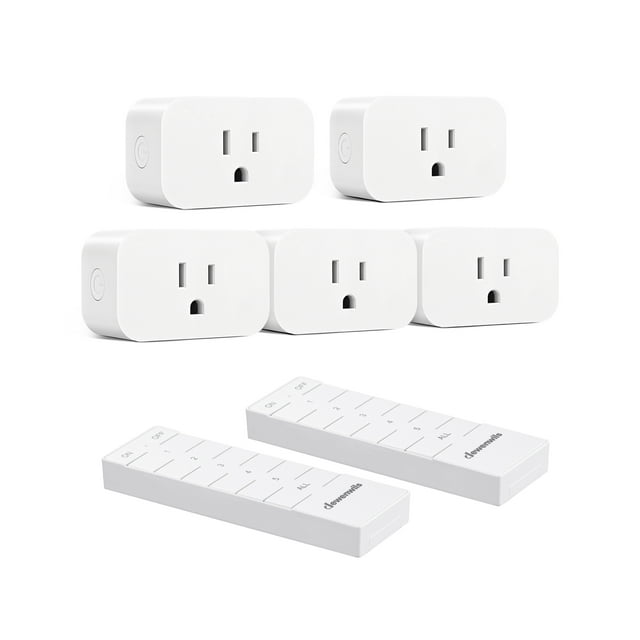 DEWENWILS Wireless Remote Control Outlet, Programmable and Expandable