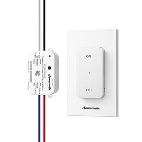 DEWENWILS Wireless Remote Control Switch 120V 15A Light Switch with Magnetic Base 100ft Range FCC, UL Certified