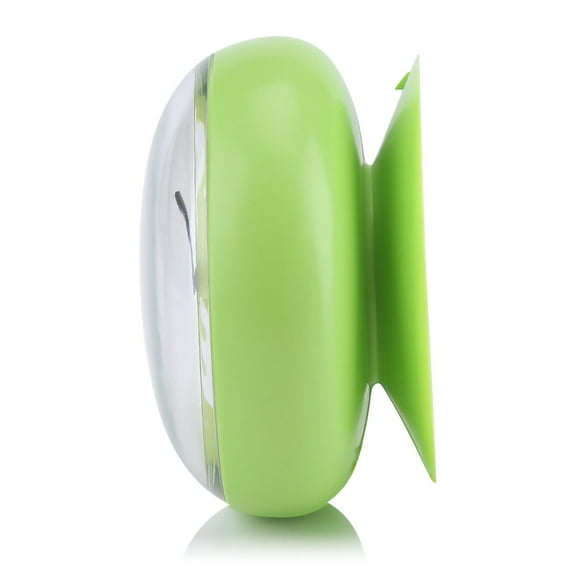 YUMILI Reloj de Pared, Espejo de Ventana de Pared de succión Impermeable, Reloj de baño, Reloj de Ducha de baño, Accesorios de baño(Verde)