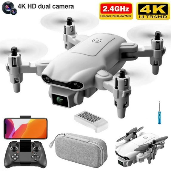 DEWIN V9 Mini Drone with 1080P HD Camera for Adults, Foldable Quadcopter with FPV WiFi Camera White