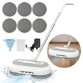 thumbnail image 1 of DEWINNER Cordless Electric Mop for Floor Cleaning with Water Sprayer & LED Headlight, Dual-Motor Electric Spin Mop with 300ml Water Tank for Hardwood Floors, 1 of 11