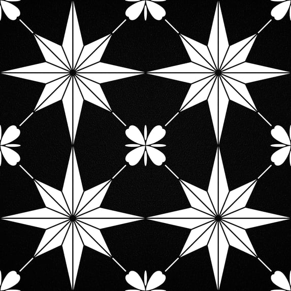 DEWOO 10PCS 12" x 12" Peel and Stick Floor Tiles, Vintage Floral Removable Self Adhesive Vinyl Flooring Stickers, Renter Friendly DIY Tile for Kitchen Entryway Bathroom Living Room