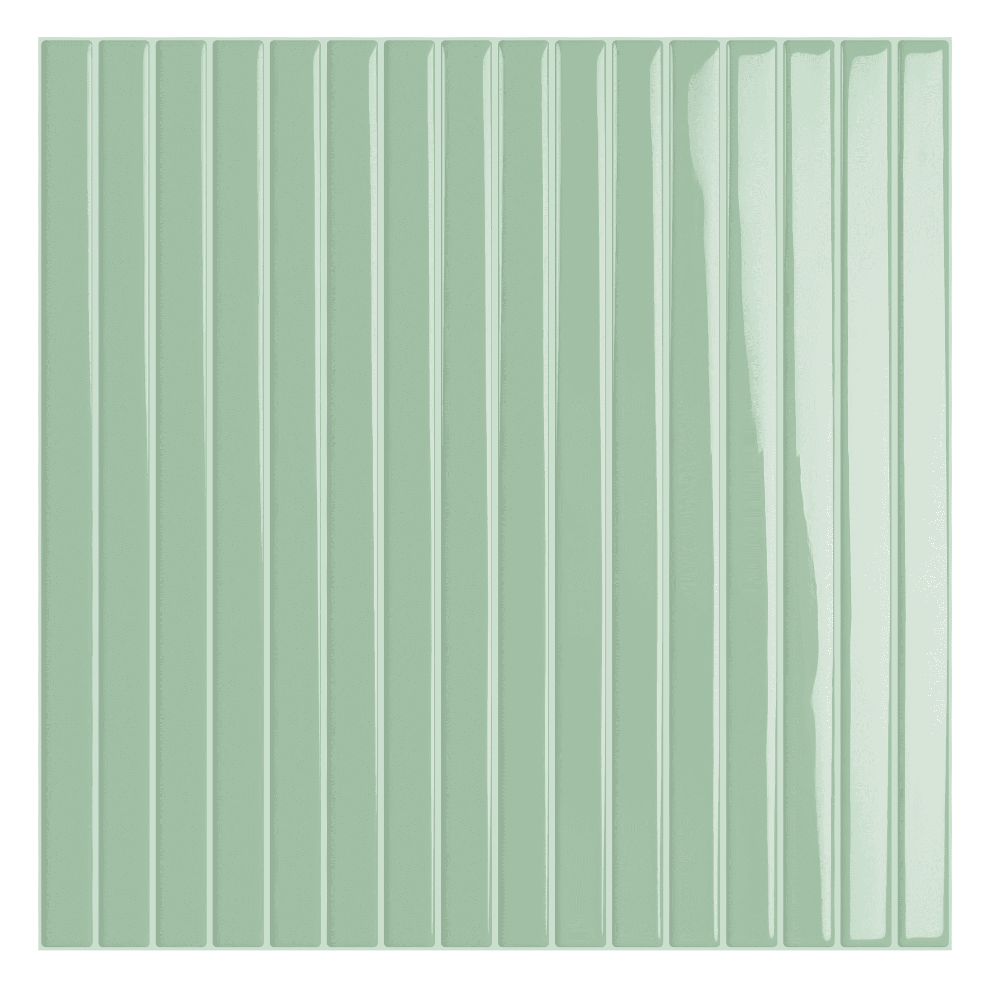 DEWOO 10-Sheet Upgraded Thick Peel and Stick Kitchen Backsplash Tiles,Waterproof Premium Self-Adhesive Wall Tile Stick on Backsplash for Kitchen,Bathroom and Fireplace(Light Green,12"×12")
