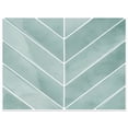 thumbnail image 1 of DEWOO 10 Sheets Herringbone Peel and Stick Backsplash, Thicker Rectangular Vinyl Stick-On Wall Tiles, 3D Adhesive Waterproof Wall Tiles for Kitchen, Bathroom, Living Room(Light Blue,12.6”x10”), 1 of 12
