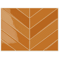 thumbnail image 1 of DEWOO 10 Sheets Herringbone Peel and Stick Backsplash, Thicker Rectangular Vinyl Stick-On Wall Tiles, 3D Adhesive Waterproof Wall Tiles for Kitchen, Bathroom, Living Room(Orange,12.6”x10”), 1 of 12