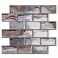 thumbnail image 1 of DEWOO 10 Sheets Peel and Stick Tile Backsplash for Kitchen Wall Tile, Self Adhesive Brick Backsplash Subway Tiles Backsplash, Stick on Tiles Kitchen Backsplash(Brown,10.6"x10"), 1 of 10